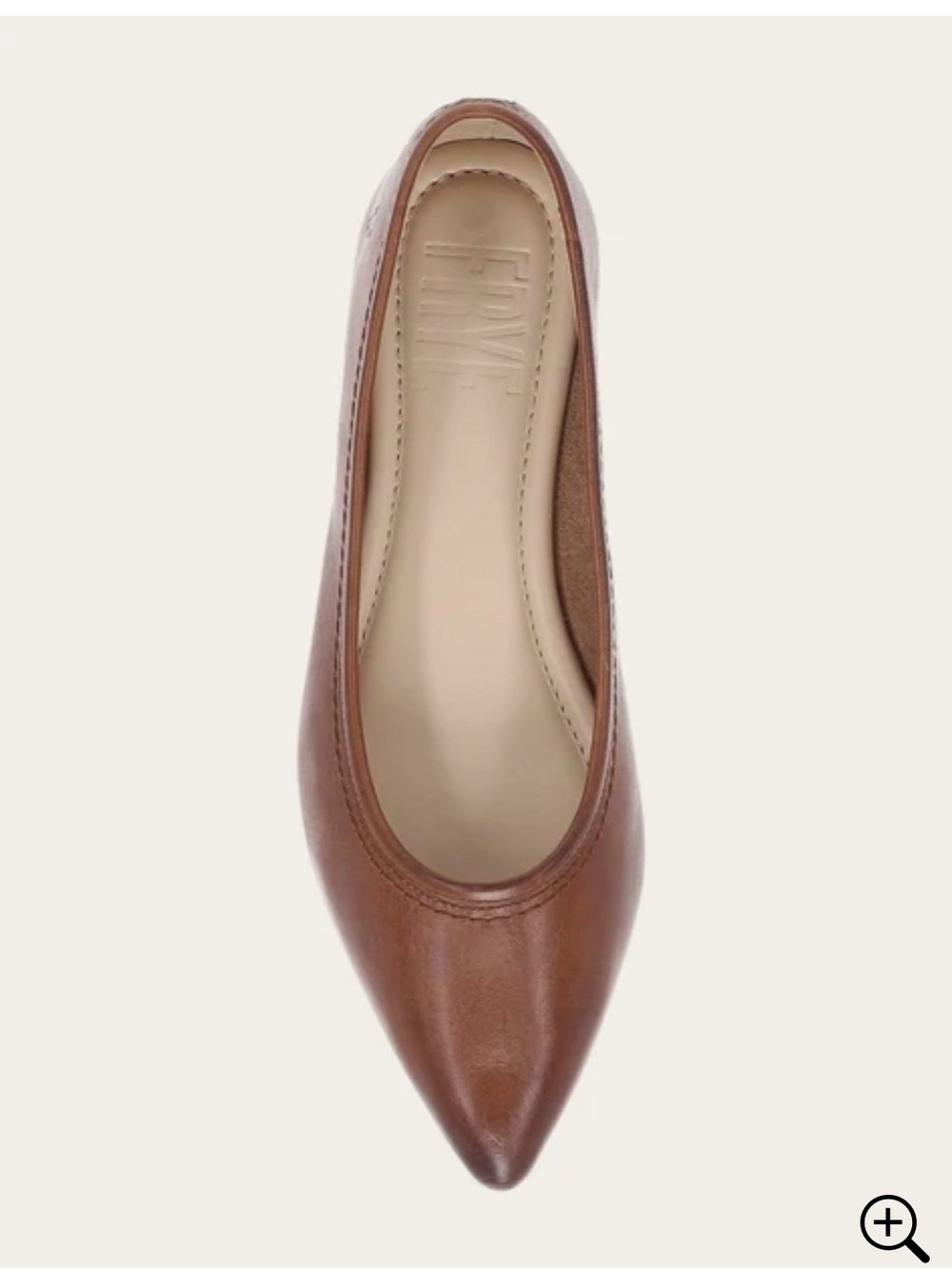 FRYE Heather Ballet Flats Cinnamon Brown Size 6.5